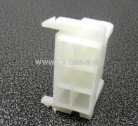 Steckergehäuse 6-fach für Flachstecker 6,3 mm