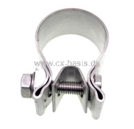 Schelle Vorschalldämpfer / Endtopf CX IE Turbo Bandschelle 48mm INOX