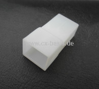 Steckergehäuse 1-fach für Flachstecker 6,3 mm