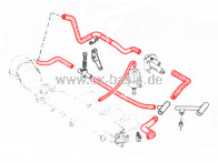 Luftschläuche-Satz CX 25 IE ohne Klima