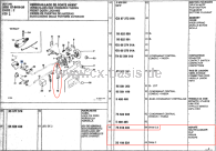 Halteklammer / Clip Türgestänge CX 4mm