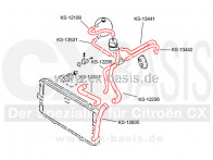 Schlauch-Satz Kühlwasser CX 2500 D (5/83 ->)