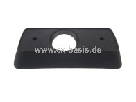 Spiegelsockel GS Plastik schwarz links OE