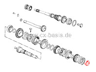 Mutter Tachoantrieb CX 4-Gang/C-Matic