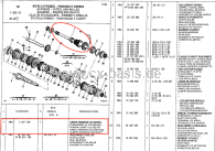 Getriebe Primärwelle 5-Gang CX (->7/80) OE NOS