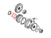 5. Gang Lagerhülse Ritzel Sekundärwelle Getriebe CX (7/89->) OE NOS