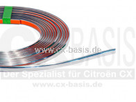 Chromzierleiste (Keder) für Dichtung Frontscheibe CX