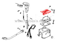 Abdeckung Schalthebel CX Automatik S1 + S2 (schwarz) gebraucht