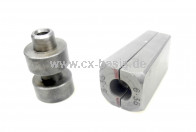 Einsatz / Druckstück-Satz für Bördelgerät, 6,35 mm