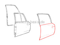 Türhaut CX hinten links OE
