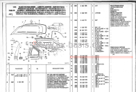 Zierleiste Dreiecksscheibe CX (11/78->) oben rechts INOX NOS
