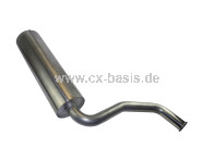 Endtopf CX *INOX* (Tulpe/weiblich)