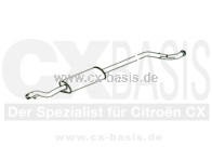 Vorschalldämpfer CX 2400/IE kurz (für Flexrohr, Halter seitlich) Tulpe (7/78->11/78)