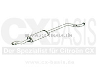 Vorschalldämpfer CX 2400/IE kurz (für Flexrohr, Halter seitlich) Tulpe  (7/78->11/78) NOS