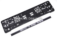 Kennzeichenhalter Stoßstange CX (Set) "CX-BASIS" 