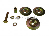 Längsträger Befestigungssatz CX Metallteile gebraucht verzinkt