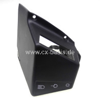 Gehäuse Schalter-Einheit CX S1 rechts Schwarz satiniert NOS