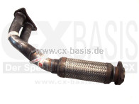 Hosenrohr Flammrohr mit Flexrohr für Rohrkugelgelenk CX