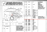 Zierleiste Dreiecksscheibe CX (11/78->) oben rechts INOX NOS