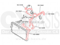 Schlauch-Satz Kühlwasser CX 2500 D (-> 5/83)