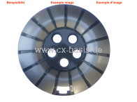 Radkappe (Satz) CX 20 Kunststoff grau gestreift gebraucht