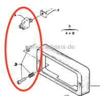 Befestigungssatz Nebelscheinwerfer CX S2 NOS