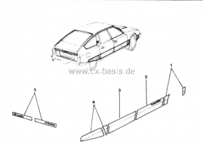 Anbauteile außen - Karosserie - Online-Shop - CX-Basis - Der