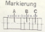 A-Welle Markierung ABC