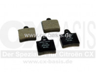 Bremsbelägesatz CX (->9/77) hinten