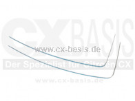 Zierleistensatz INOX Stoßstange CX S2 hinten NOS